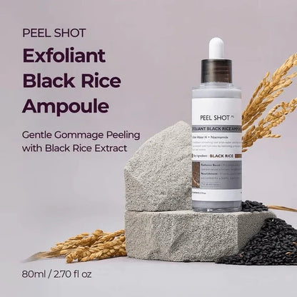 🏆Flash Sale⚡ 50K+ SOLD! Peel Shot Glow Rice Ampoule Duo - Serums for Brightening, Exfoliating, and Moisturizing🌾