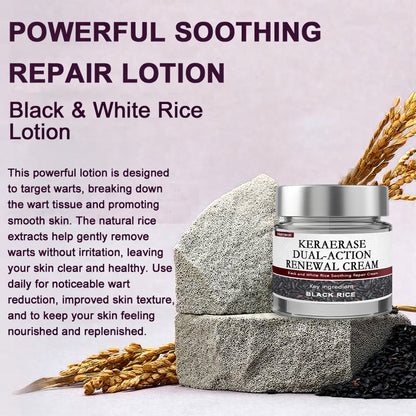 Natravor® Black Rice Skin Repair Essence Cream ⚕️ FDA Certified (Removes warts and skin growths, improves keratin buildup and seborrheic dermatitis, follicular keratosis, age spots, and bruising)
